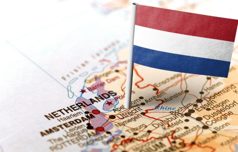 Mapa Holandii