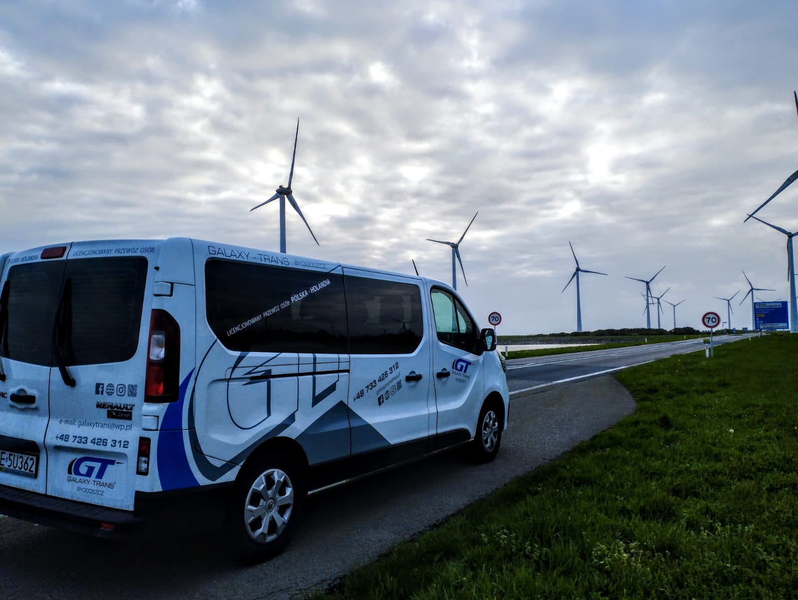 Bus Galaxy Trans w Holandii