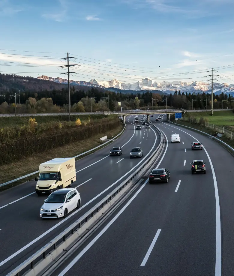 Wnętrze busa jadącego z Holandii do Polski