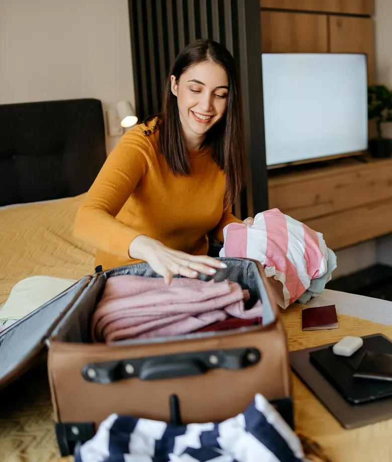 Pakowanie się do podróży z Holandii do Polski